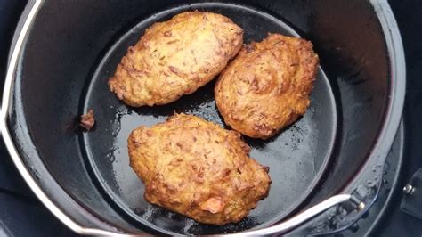 The ideal temperature for reheating fish in the air fryer is a dual temperature. Air fryer Jamaican Cod Fish Cakes Airfryer Fritters ...