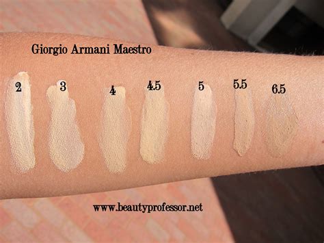 Beauty Professor Giorgio Armani Maestro Fusion Makeup All Shades