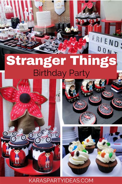 Stranger Things Inspired Birthday Party Karas Party Ideas Stranger