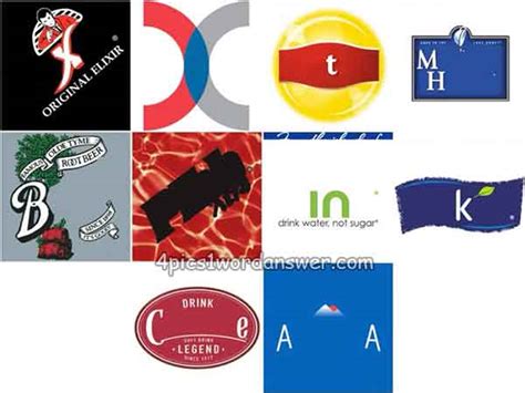 100 Pics Drink Logos Level 41 60 Answers 4 Pics 1 Word Daily Puzzle