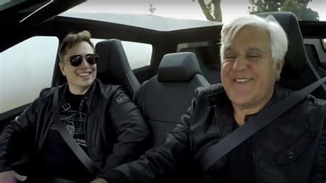 Jay Leno And Elon Musk Take The Tesla Cybertruck For A Spin In La Robb Report