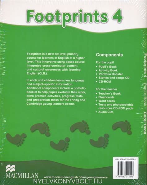 Footprints Pupil S Book Pack Pupil S Book Cd Rom Songs Stories Audio Cd Portfolio