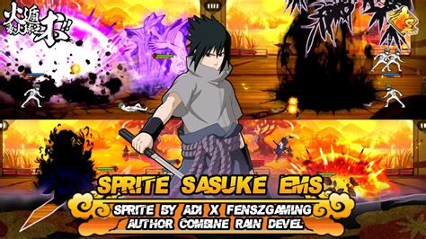 火影战记 Naruto Senki Sprite Sasuke Ems Combine By Adi X Fenszgaminy