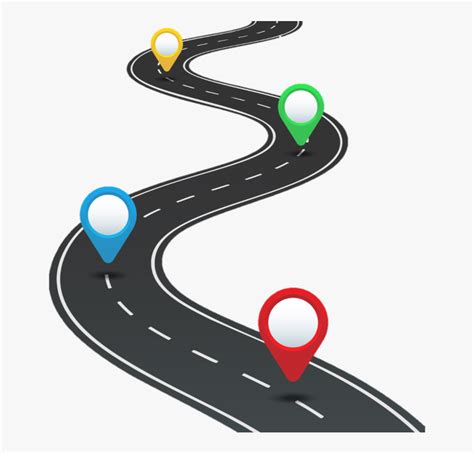 Route Map Clipart 6 