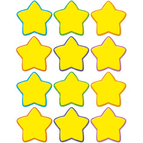 Yellow Stars Mini Accents Tcr5130 Teacher Created Resources
