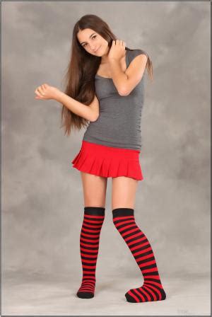 Imx To Teenmodeling Tmtv Leeza Red Skirt X
