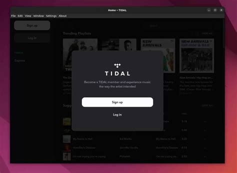 Tidal Hifi Stream Music From Tidal On Linux System Trend Oceans