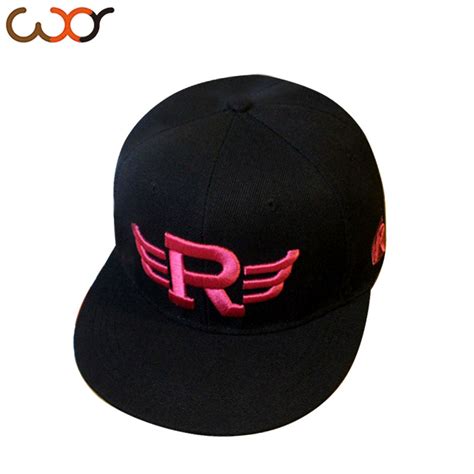 Running Man Fund Hats 2016 Spring And Summer New Embroidery R Letter