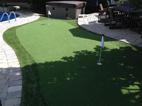 Poolside Artificial Golf Turf Artificial Grass Toronto Design Turf