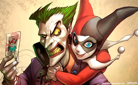 Joker And Harley Wallpaper By El Grimlock On Deviantart