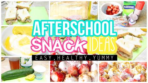 Easy Healthy And Yummy After School Snack Ideas Alohakatiex ♡ Youtube