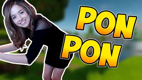 Pokimane Does Pon Pon Dance Fortnite Highlights Funny Moments Youtube