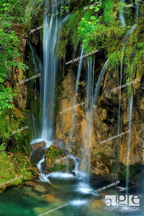 Waterfall Plitvice Lakes National Park Plitvice Jezera Lika Senj