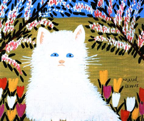 White Cat By Maud Lewis I Knew A Cat Like This She Stole My Heart
