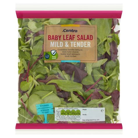 Centra Fresh Irish Baby Leaf Salad Bag 85g Centra