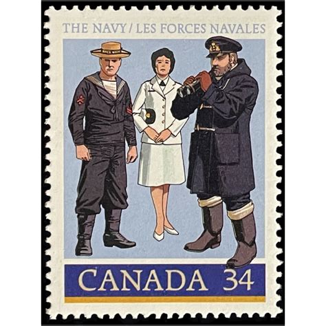 canada postage stamp 1980s the navy mnh