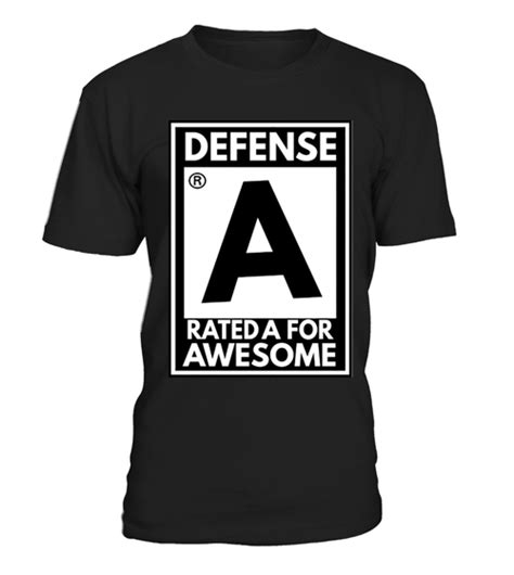 Hockey Defense Rated A For Awesome Hockey Tshirts Hockey Shirts Hockey