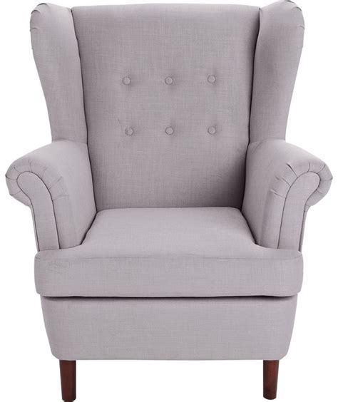 Armchairs chairs tub swivel and accent chairs argos page 2. Buy Martha Fabric Wingback Chair - Grey at Argos.co.uk ...