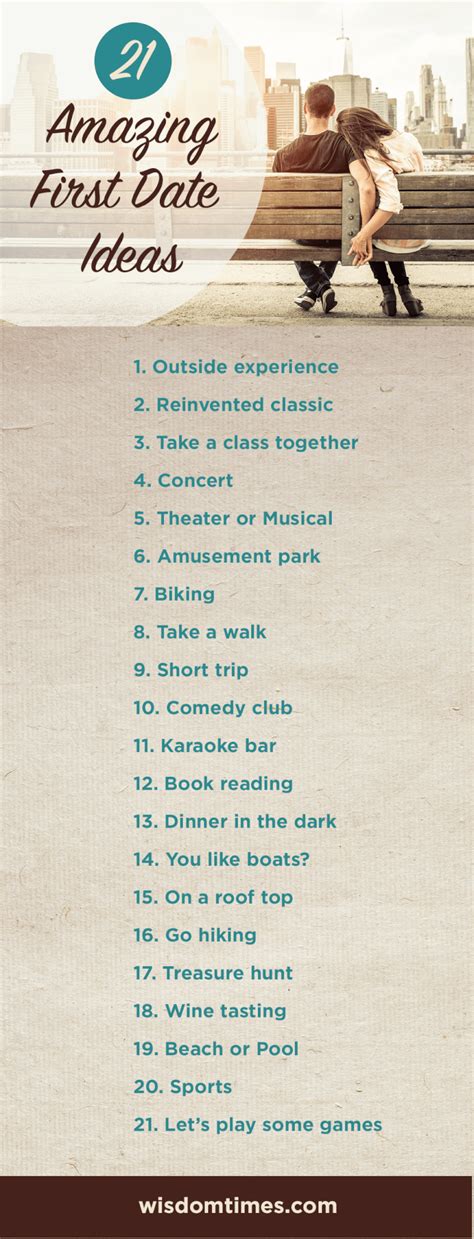 21 Amazing First Date Ideas