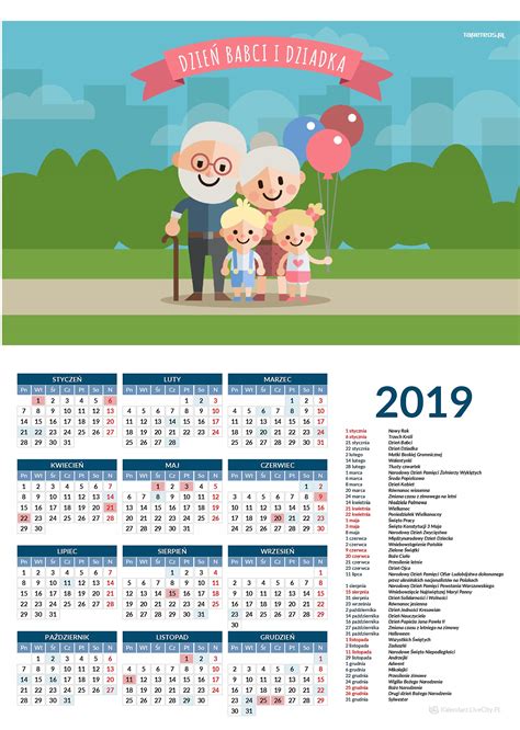 W dniu babci wnuki przynoszą kwiaty, czekoladki lub drobny upominek. Kalendarz 2019 NA DZIEŃ BABCI I DZIADKA PREZENT ...