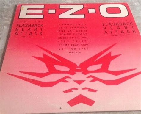 E Z O Flashback Heart Attack Vinyl Record Single 1987 Ebay