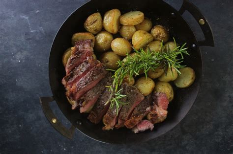 Steak With Rosemary Potatoes Easy Recipes Daniel Diver