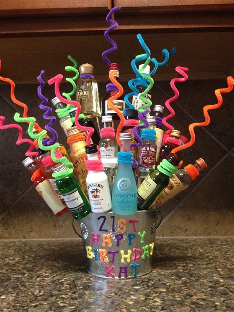 Pin By Kristen Kj On Drinks 21st Birthday Presents Diy 21st Birthday
