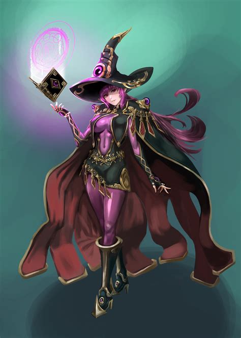 artstation concept art sexy witch