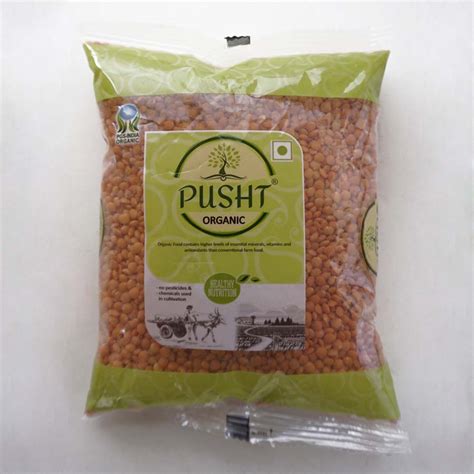 Pusht Organic Masoor Malka Dal Online Red Split Lentils