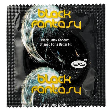 Exs Black Fantasy Coloured Condoms 12 Pack Cheap Condoms Lovehoney