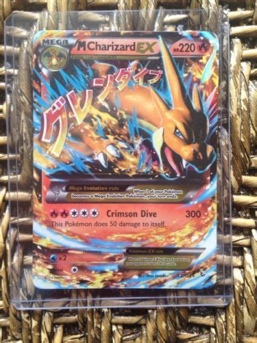 Rare Pokemon Cards Charizard Ex Mega Charizard Ex 13 108 Ultra Rare