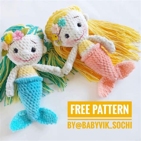 Crochet Mermaid Free Amigurumi Patterns