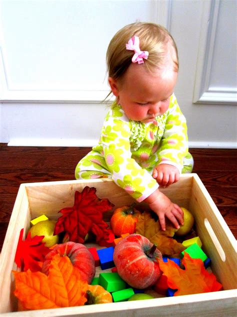 Toddler Approved Baby Playtime Autumn Sensory Tub