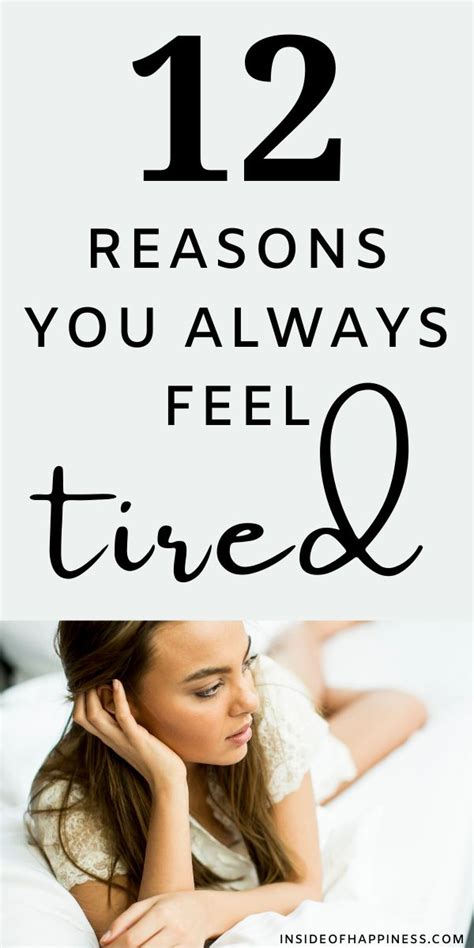 12 Reasons You Feel Tired All The Time Feel Tired How Are You