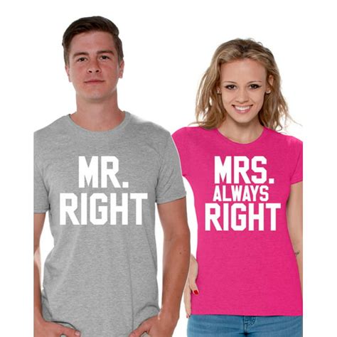 awkward styles mr right mrs always right couple shirts matching mr and mrs t shirts for