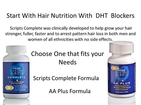 Hair loss due to dht is also common in men as they have more testosterone than women. Start with Hair Nutrition with DHT Blockers Scripts ...