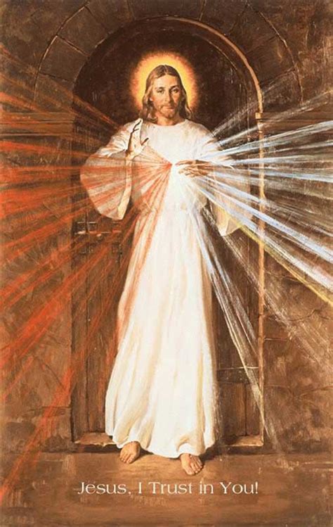 Each rosary (the string of beads) has a crucifix at the end of a short extension below the loop. The Divine Mercy Miracles: Divine Mercy Novena and Chaplet