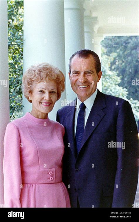President Richard Nixon And First Lady Pat Nixon Stock Photo Alamy