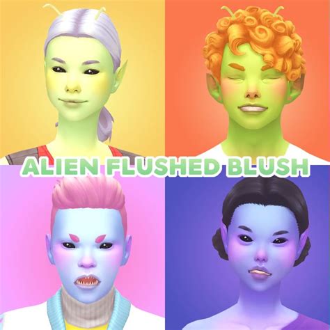 Alien Flushed Blush A Recolour Of Simulationcowboy S Flushed Blush