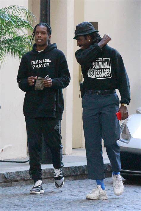 Asap Rocky Gets Out Of His Ferrari On Looklive Best Mens Fashion