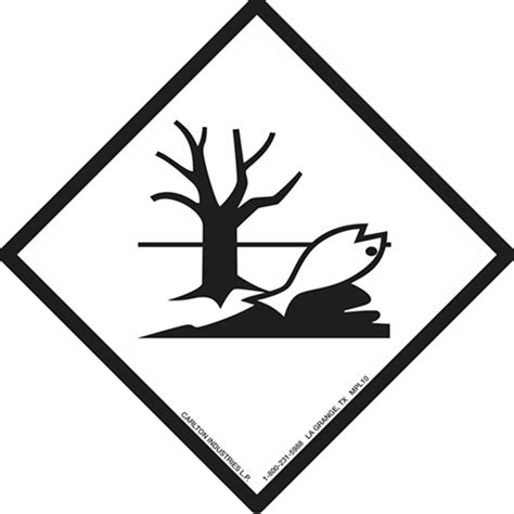 Marine Pollutant Markings Placard Carlton Industries