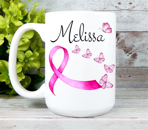Breast Cancer Mug Awareness Mug Gifts Personalized Mug For Etsy UK