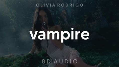 Olivia Rodrigo Vampire 8d Audio Wear Headphonesearphones 🎧 Youtube