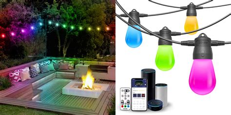 Save 40 On This Alexaassistant Rgb Led Outdoor String Light Kit Now 30