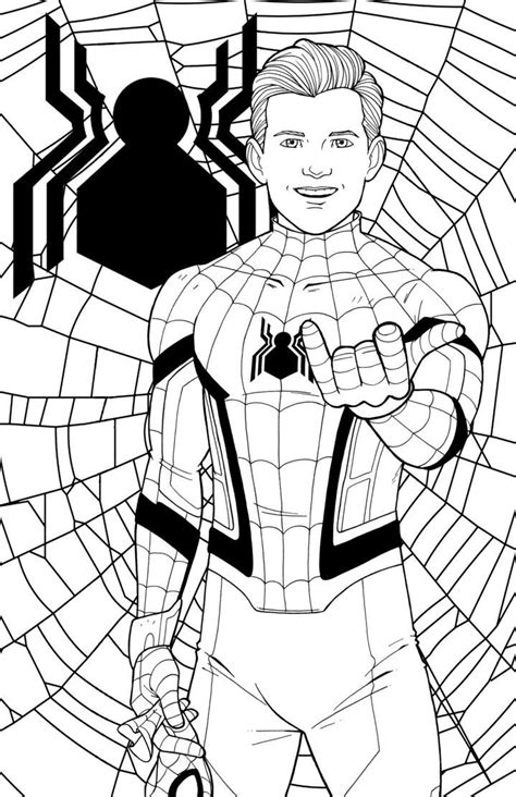 Spider-Man by JamieFayX | Marvel coloring, Spiderman coloring