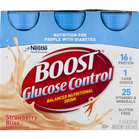 Save On Boost Glucose Control Creamy Nutritional Drink Strawberry 6