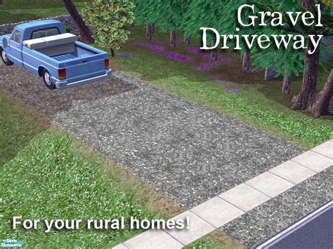 The Sims Resource Take Me Home Gravel Driveway