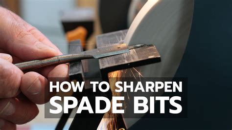 Small, fine drill bits used for jewelry making will become dull with normal use. How to Sharpen Spade Bits - YouTube