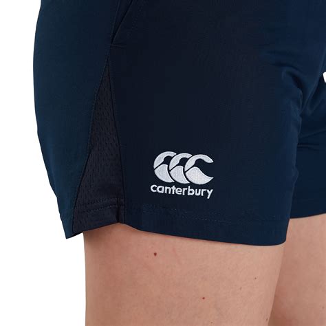 Womens Navy Canterbury Club Gym Shorts Rugbystore