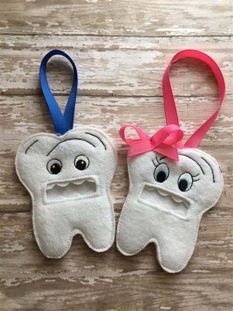 Tooth Tooth Fairy Pocket Pouch Holder In The Hoop Digital